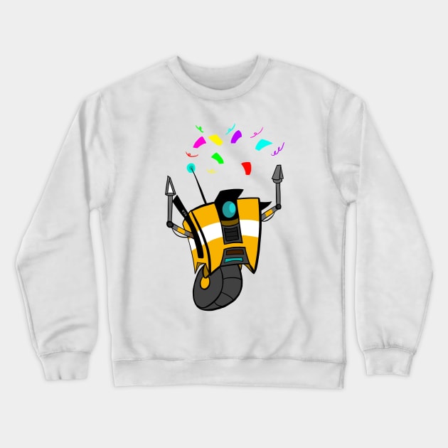 ClapTrap Crewneck Sweatshirt by JigglyDrawing